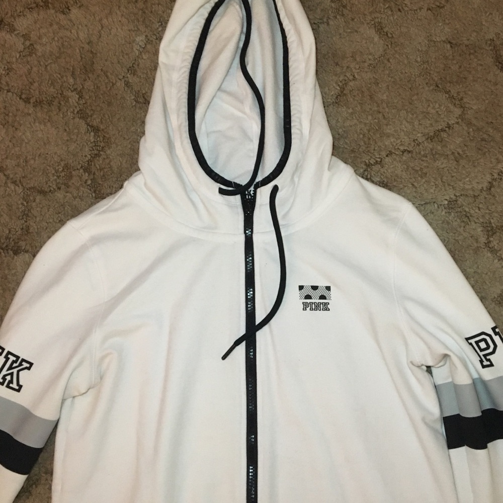 Pink hoodie with thumb holes!